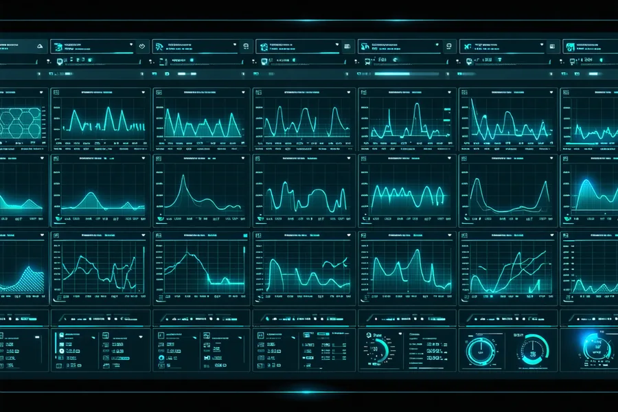 Platform overview showing fleet charging schedule interface with vehicle state-of-charge indicators arranged in a grid